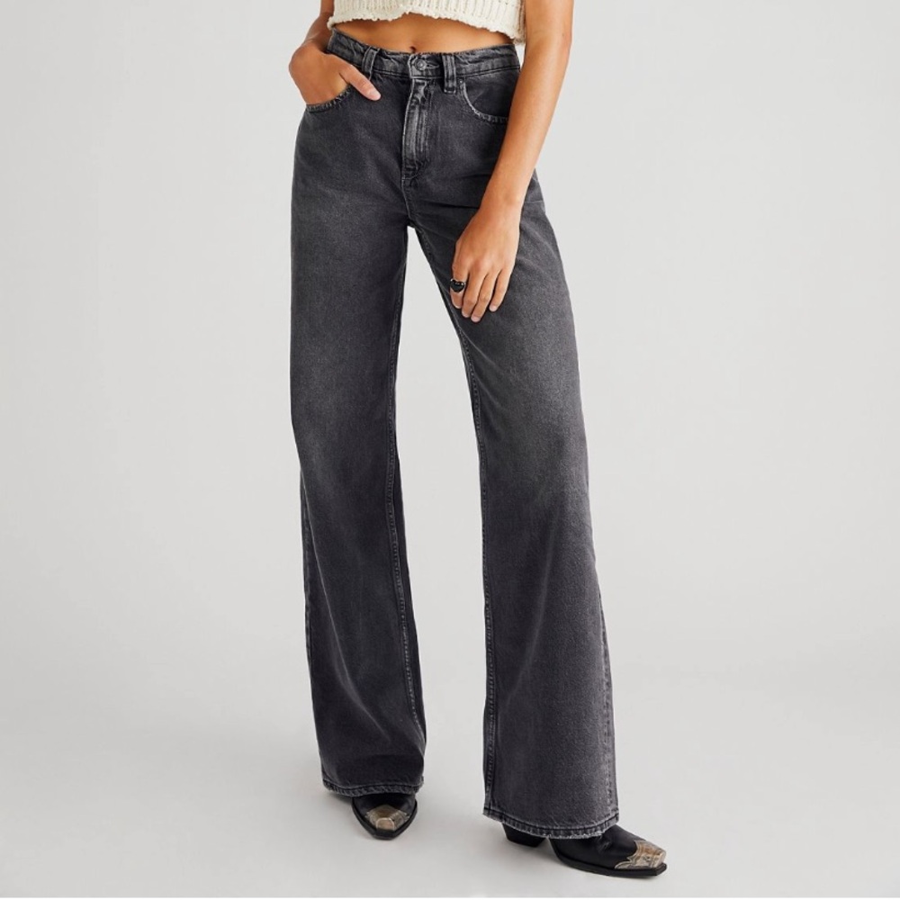 Free People Tinsley Baggy High Rise Jeans NWT